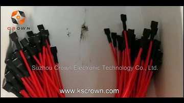 Fully automatic heat shrink tube insertion and wire crimping machine