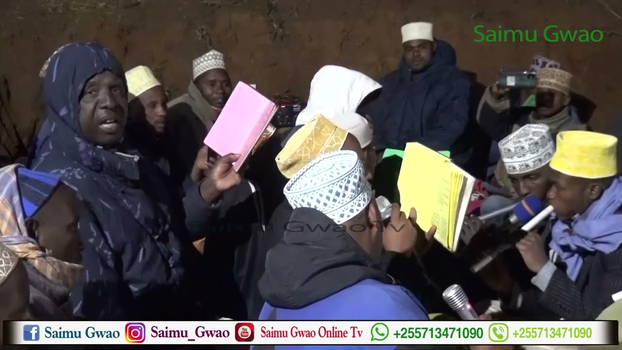 SHEKH ABDALLAH JAMZURI  ALIVYOONGOZA KUSOMA SAMAI KTK HADHARA LUKOZI LUSHOTO TANGA .SEHEMU YA PILI