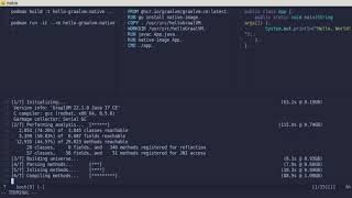 Hello World Java Native GraalVM