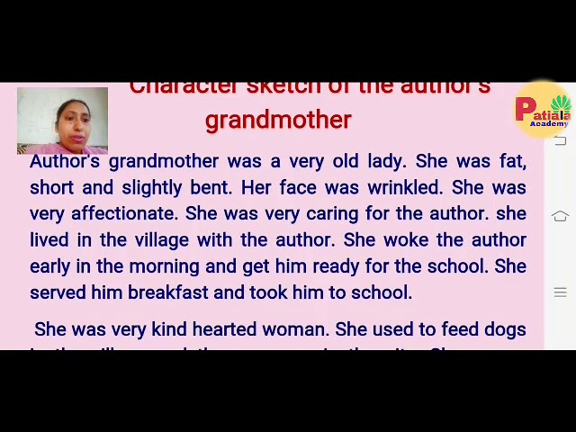 character sketch of Khushwant singh Related NCERT Solutions  The Portrait  of Lady class 11 please  Brainlyin