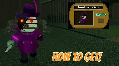 HOW TO GET THE INSOLENCE ZIZZY SKIN ON PIGGY GODLIKE RP!!