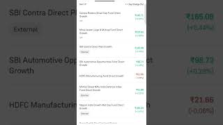Mutual fund portfolio update 6 oct #stockmarket #sip #mutualfunds #youtubeshorts#cryptocurrency