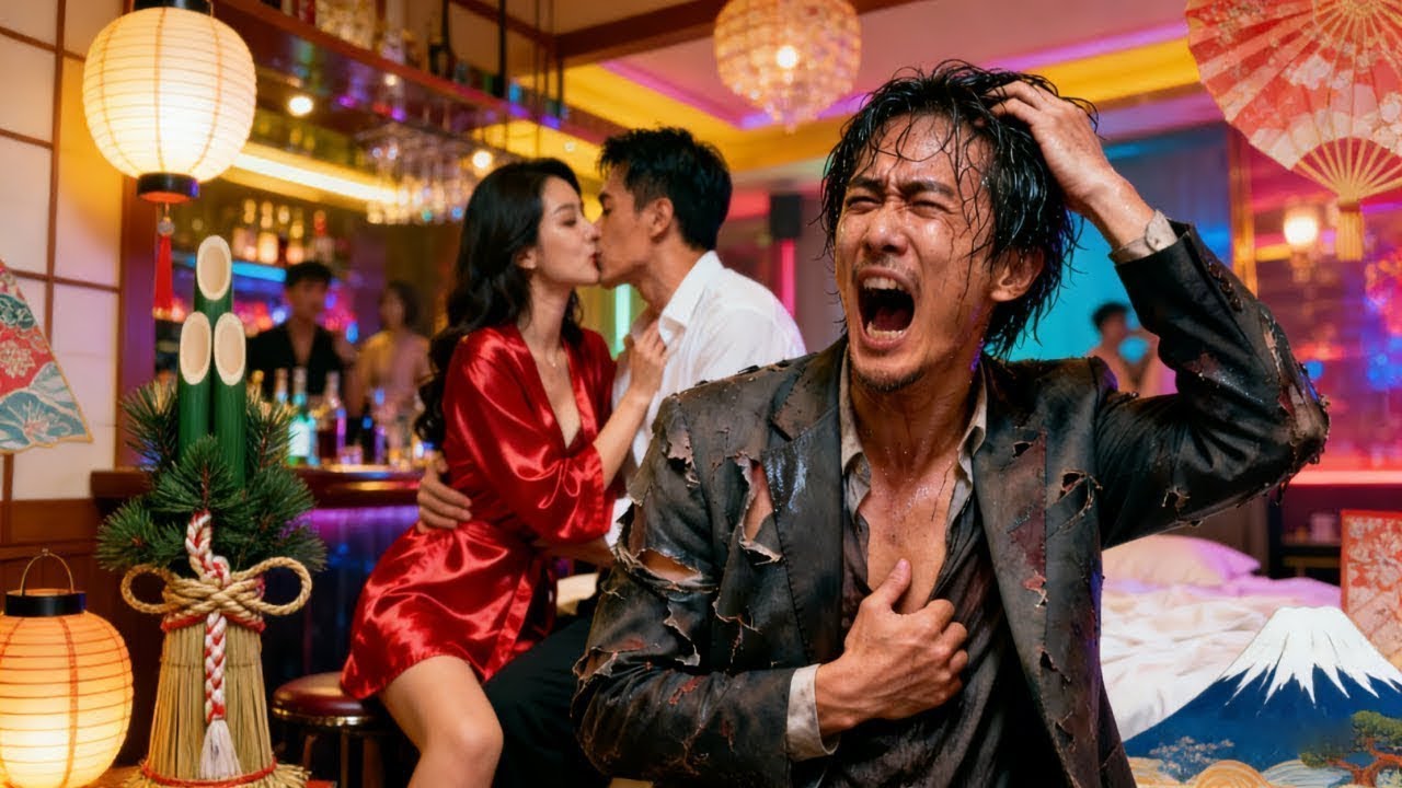 Sa femme s'est enfuie au restaurant. Quand il revint, elle regretta