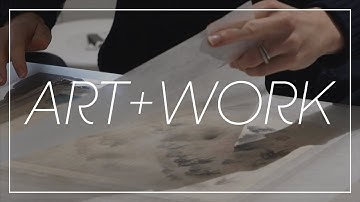 Art + Work | Removing stains from a Japanese print