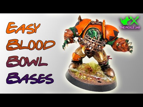 QUICK & EASY Blood Bowl Bases!