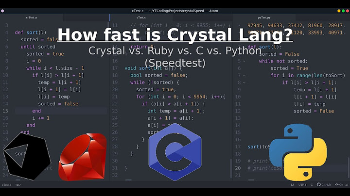 How fast is Crystal Lang?