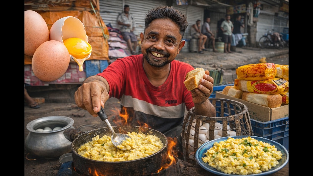 A Day With Helicopter Uncle’s Crazy Street Egg Kitchen 🍳🔥