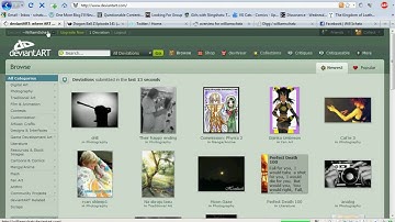 Tour of How to Share Deviations on deviantArt