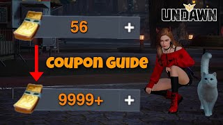 COUPON FARM GUIDE - HOW TO GET COUPONS IN UNDAWN