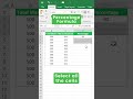 Excel Tips and tricks 😀🥳#excel #shorts #popular #viral