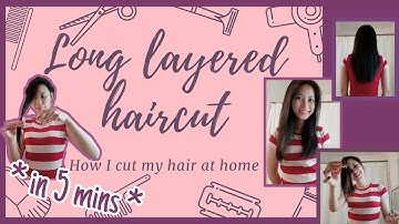#3  TỰ CẮT TÓC LAYER TẠI NHÀ.| {Sub} How I layered cut my own hair at home !