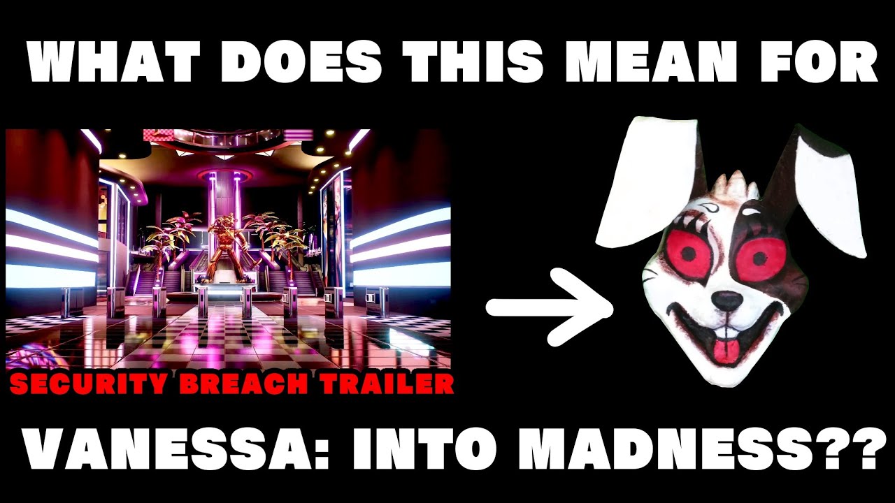 THE FUTURE OF VANESSA: INTO MADNESS?? [Security Breach trailer analysis!]