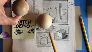3D Drawing Unit - Part 4 Shading rounded forms on worksheet Shading Worksheet Round Forms