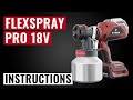 FlexSpray Pro 18V - Setup, Application, Cleaning, Maintenance, Accessories | TITAN