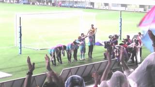 20120630 ベアスタ 試合後 『宏太とCODE-V』