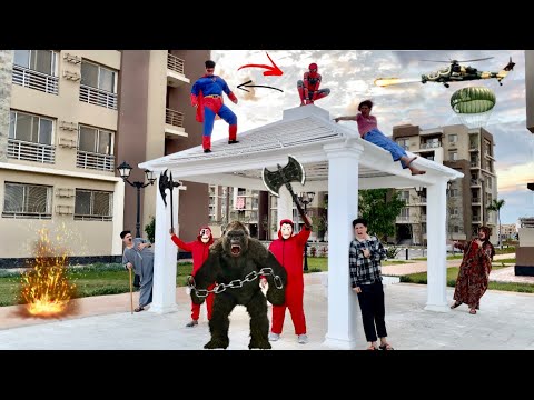 فيلم الغوريلا والابطال الخارقين