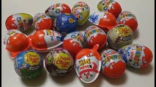 18 Kinder Surprise eggs 2019 / Киндер сюрприз / Открываем киндер сюрпризы/ Unboxing Kinder Surprise