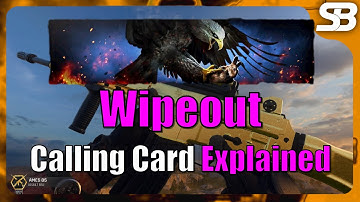 BO6 Wipeout Calling Card (Black Ops 6 Multiplayer Wipeout Medal Calling Card)