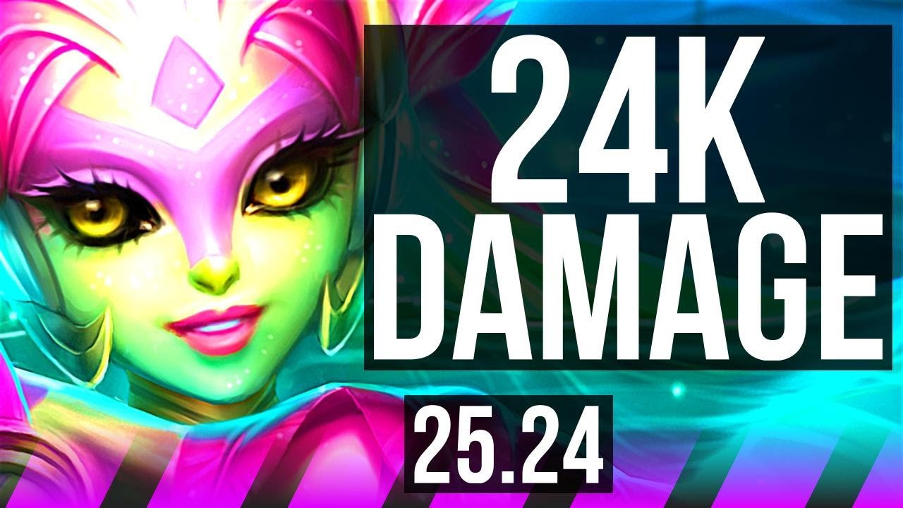 NAMI & Ashe vs SHACO & Vayne (SUP) | 24K damage | NA Master | 25.24