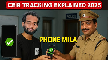 Lost Phone Found by Police 2025 ! CEIR Tracking Explained | Phone Recovery 2025 |