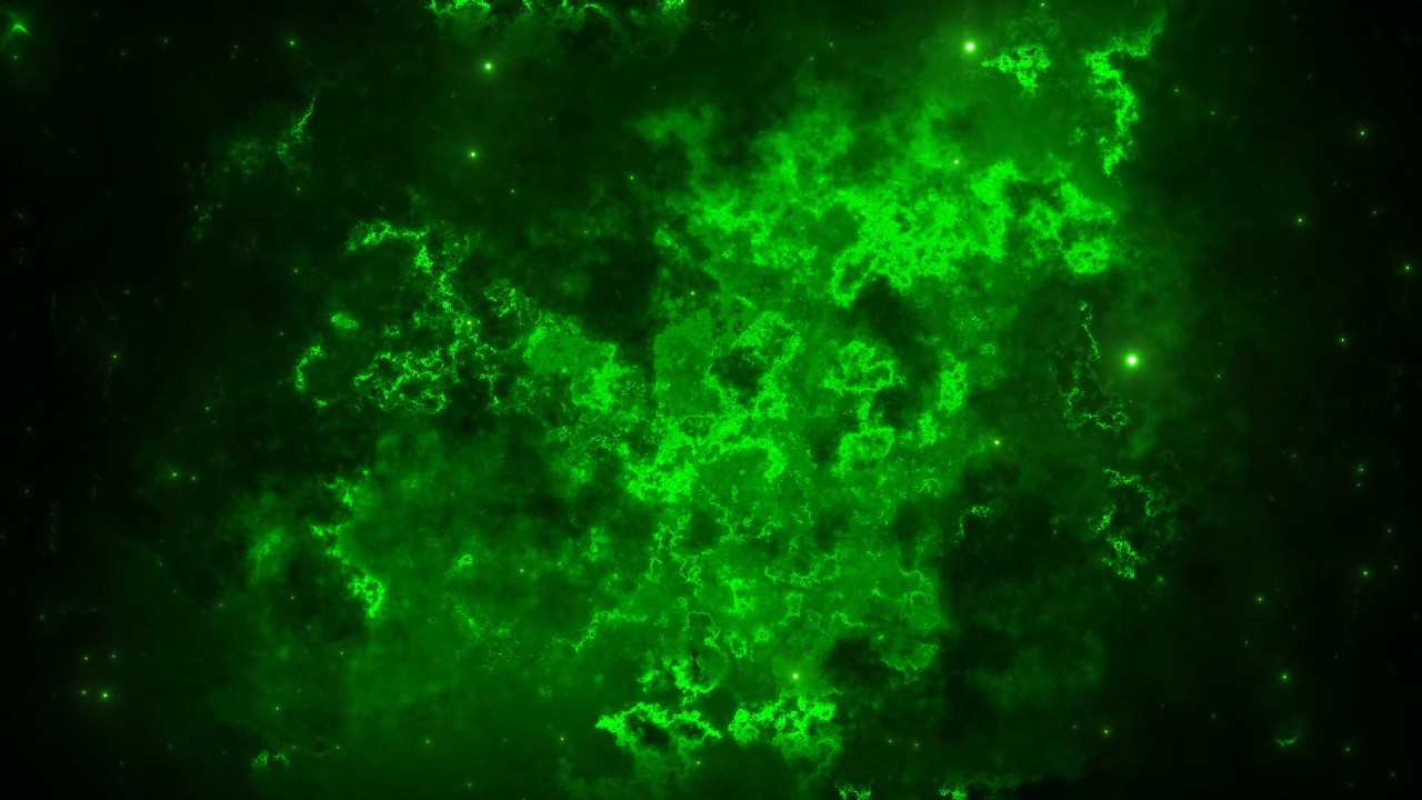 Green Energy Storm 4K TV Screensaver