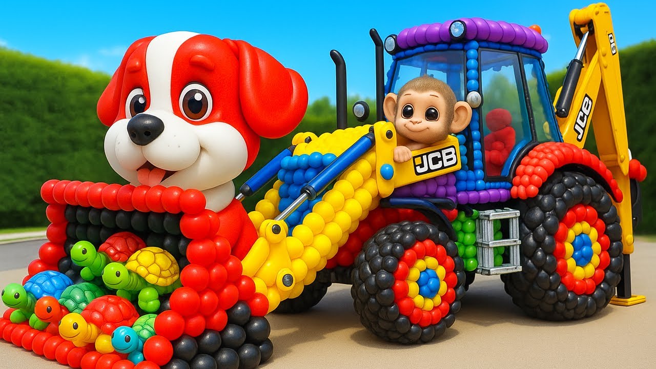 Талисман-помощник-вибрато JCB и милые щенки на футбольном поле пользуются популярностью, совместн...