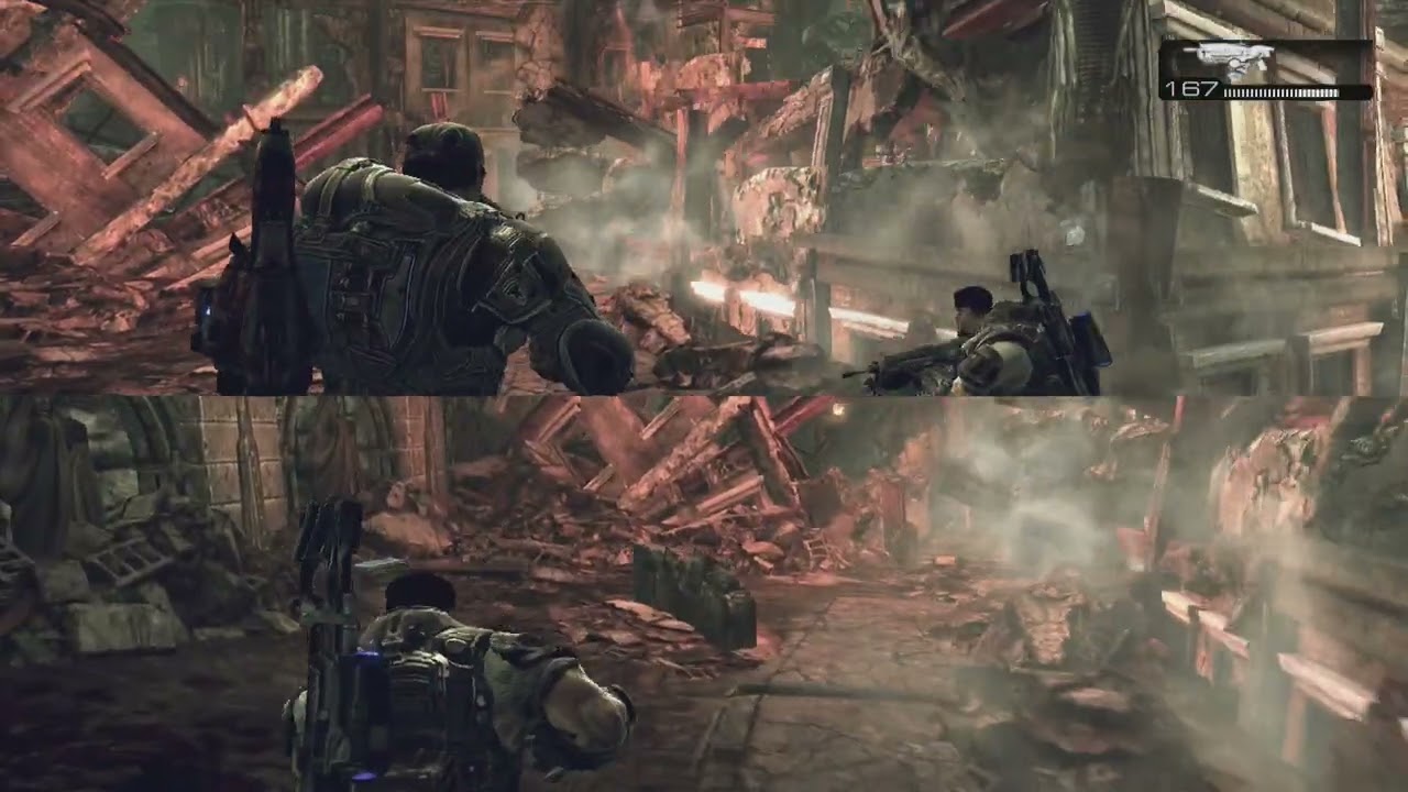 Gears of War 2 (Co-op) Part 6: Ruined City