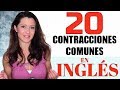 LAS CONTRACCIONES MÁS COMUNES EN INGLES | Elisa Valkyria