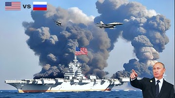 2 minutes ago: Russian Su-57 pilot destroys US aircraft carrier carrying 500 tanks