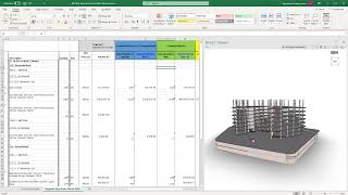 Cell BIM for Excel, Digital Twin for Monthly Payment Certificates