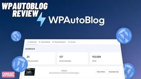 WPAutoBlog Review + Demo – Generate professional AI articles at scale!