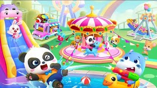 Baby Panda Summer Vacation | Kids Learn Seasons | Autumn, Winter Spring  Summer | BabyBus Game screenshot 3