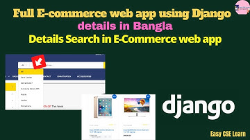 Django Full E-commerce web app in Bangla  | how to search products in Django   | part 36