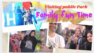 Park Vlog || Tasty Momos || Family Vlog || Amaira Shahnawaz | Visiting Park | Fun Time ||