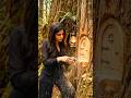 A Girl Built Her Home Inside a Tree 🌴🌲 #forest #bunker #ai #alphacraft-2