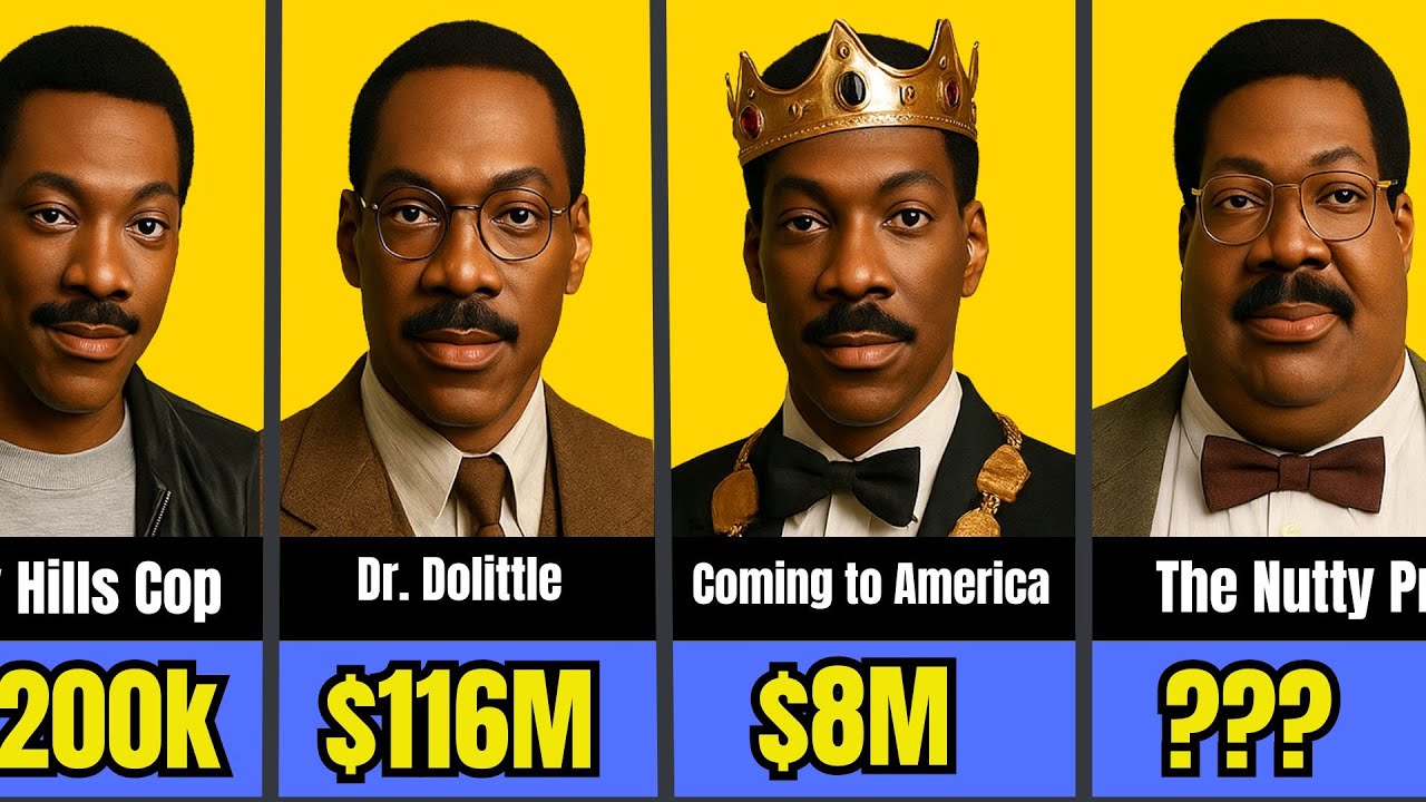 💰🤑 How Much Eddie Murphy Was Paid for Every Movie He Ever Made