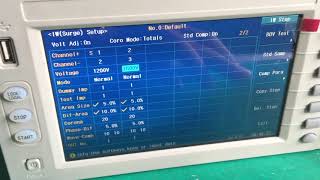 U9845R IW surge test setup