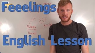 Feelings Adjectives- English Vocabulary Lesson (Elementary)