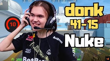 CS2 POV | donk Faceit Ranked (Nuke) - Voice Comms 41-15