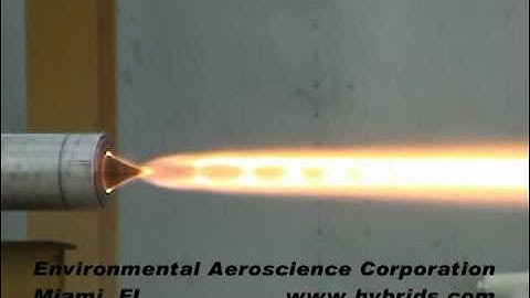 Environmental Aeroscience - Aerospike Nozzle Solid Rocket Motor Static Firing
