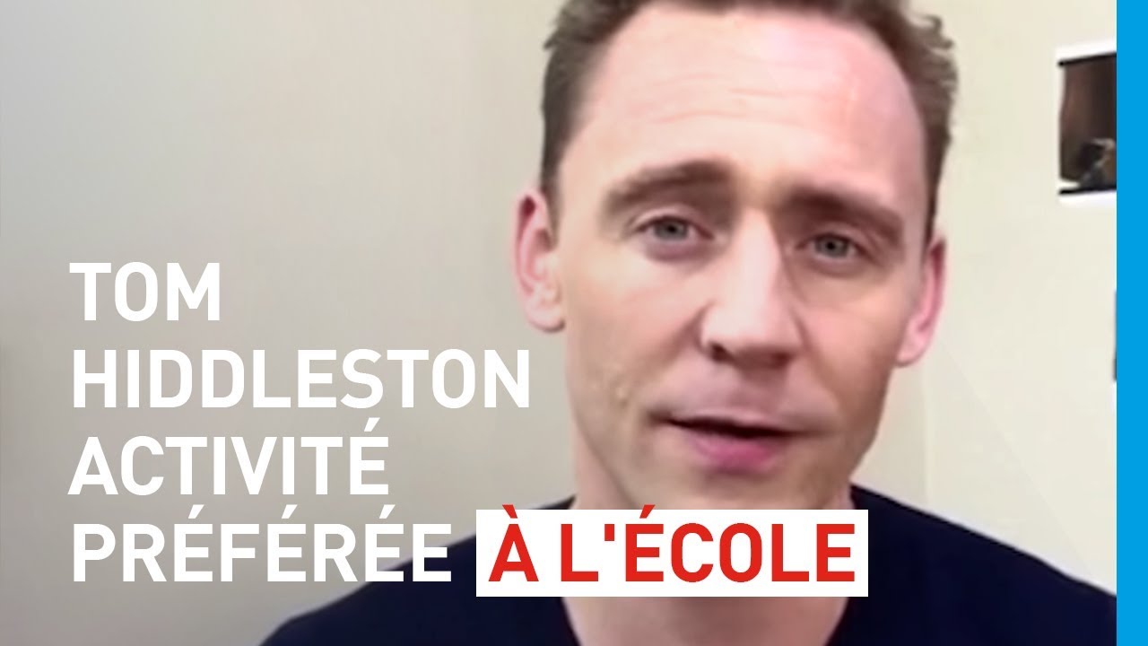 caritatif antonyme Tom Hiddleston partage son activité préférée à l'école - #EmergencyLessons