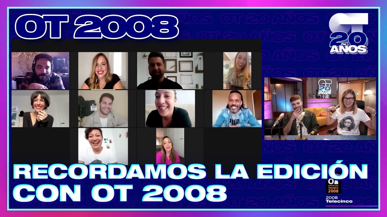OT 2008 celebra los #20AñosDeOT | OPERACIÓN TRIUNFO | #20AÑOSDEOT