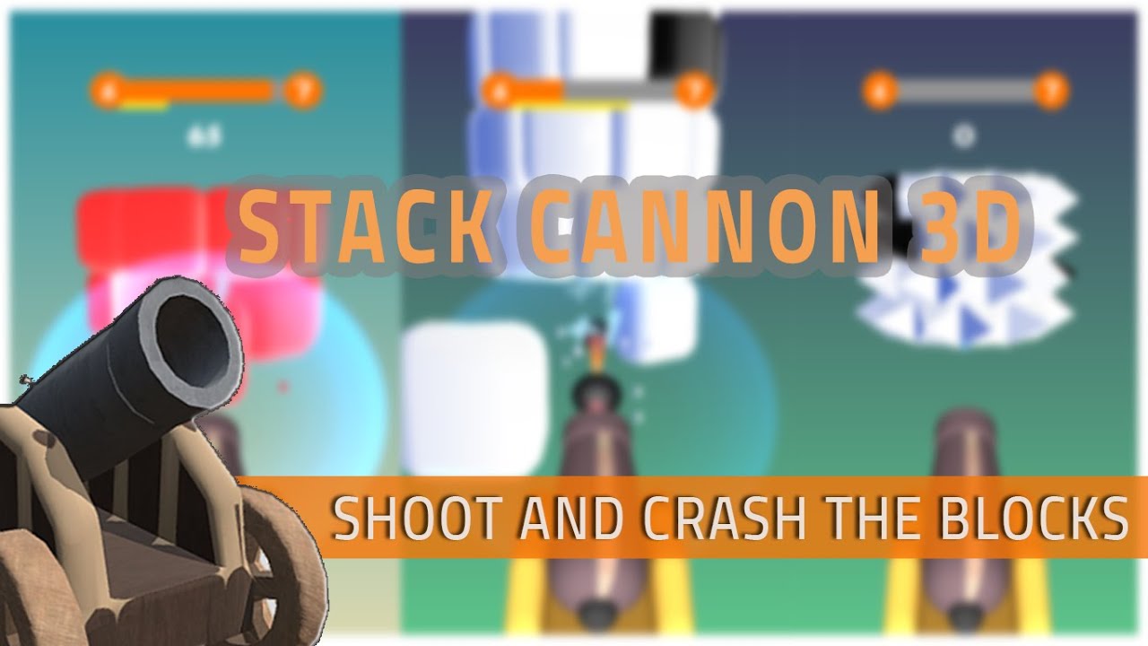 Stack Cannon! gameplay (App Store/google play store)