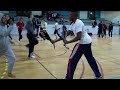 Andy Deer and Amin Badr warming up at the French Open 2011