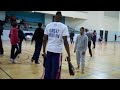Andy Deer and Amin Badr warming up at the French Open 2011