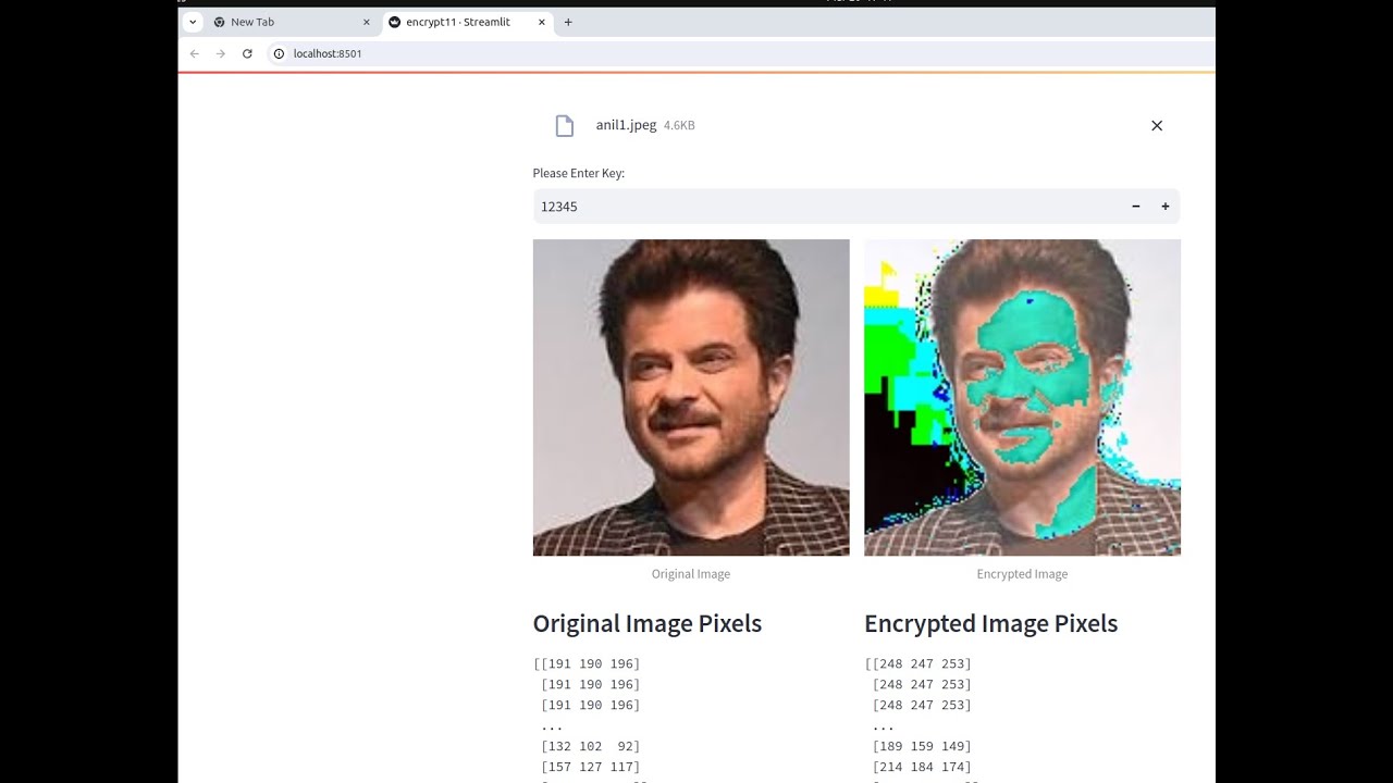 Python image encryption using Streamlit App - YouTube