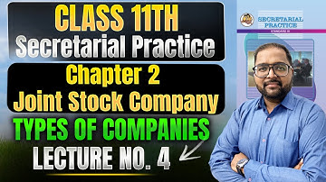 Class 11th SP | Chapter 2 Joint Stock Company | Lecture 4 #class11thsecretarialpractice #spclass11th