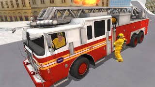 Fire Truck Driving Simulator 2020 ( By Gumdrop Games) - Android Gameplay #1 HD screenshot 3