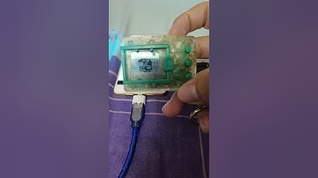 Vpet97 v4 using the ACom wiki app for battle testing 战斗暴龙机第四代用ACom wiki app测试对打。