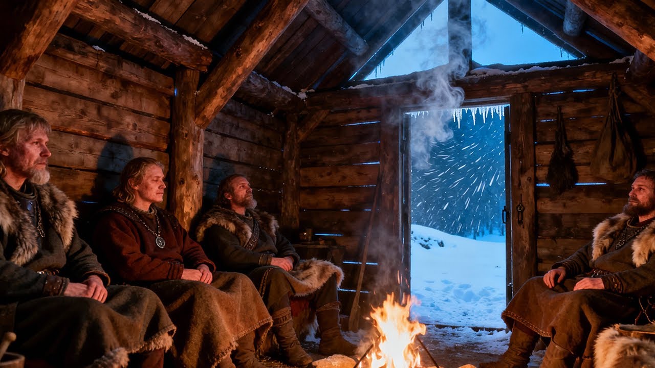 How Vikings Built Wooden Longhouses to Survive Brutal Winters? | Relaxing History for Sleep